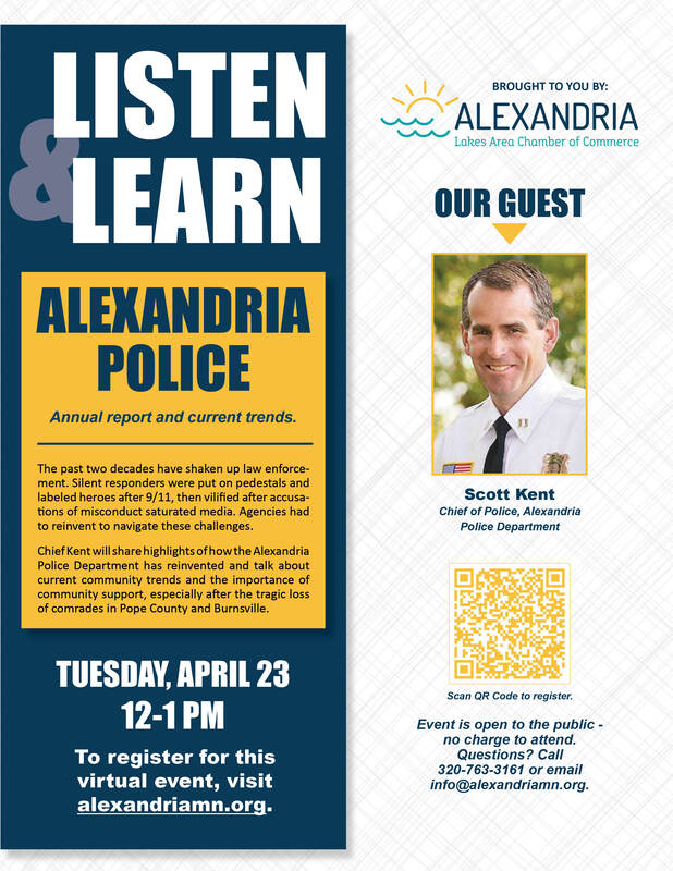 'Alexandria Police Listen & Learn Flyer'
