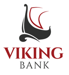 Logo for Viking Bank, one of the sponsors for the Fall Luncheon on Monday, September 26th put on by the Alexandria Lakes Area Chamber of Commerce